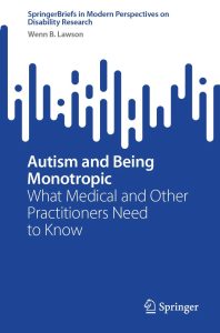 The cover of Wenn's new book, which shows it's part of the series 'SpringerBriefs in Modern Perspectives on Disability Research'.